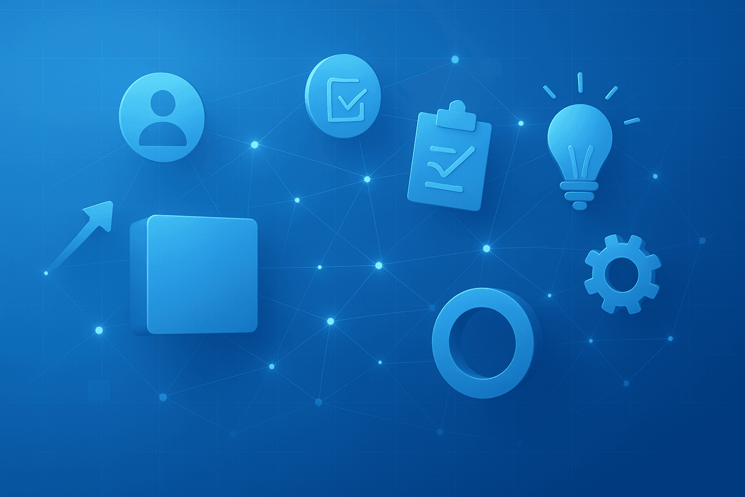 IT Consultation Services - Abstract Blue Design
